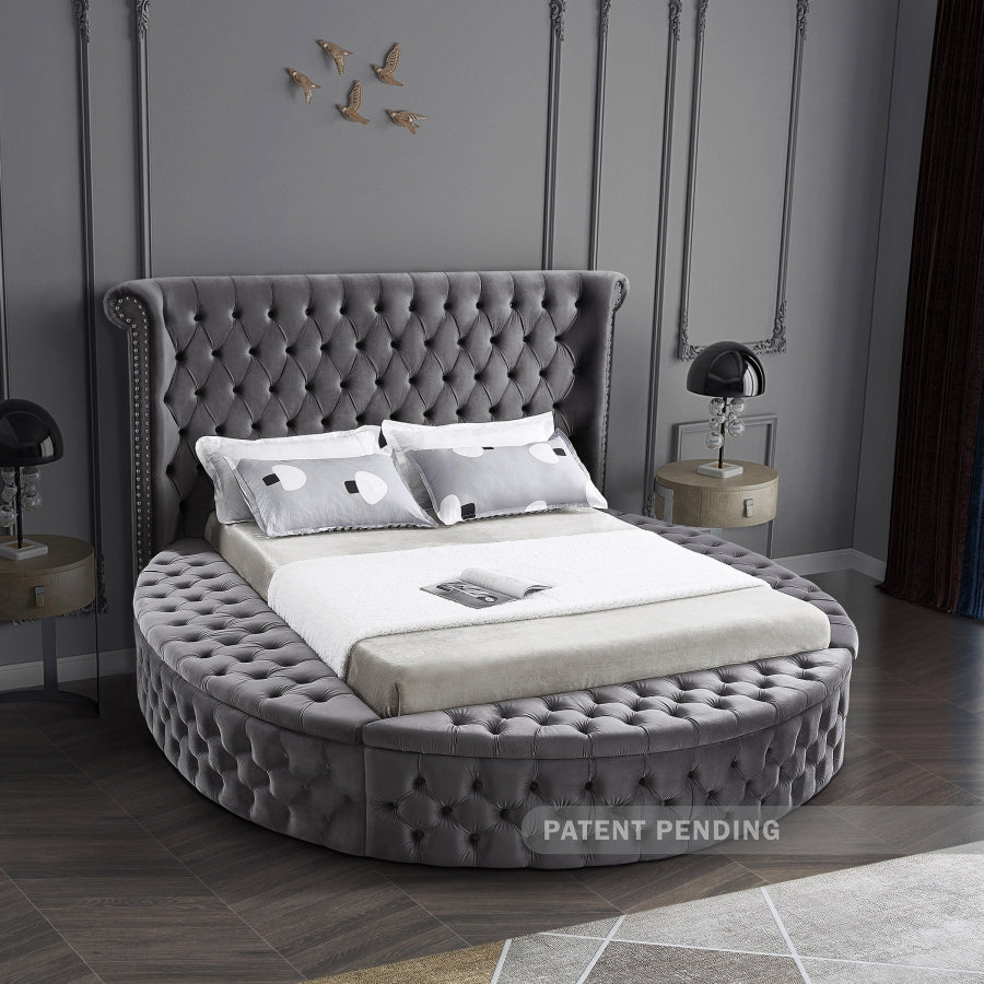 Lit en velours Luxus