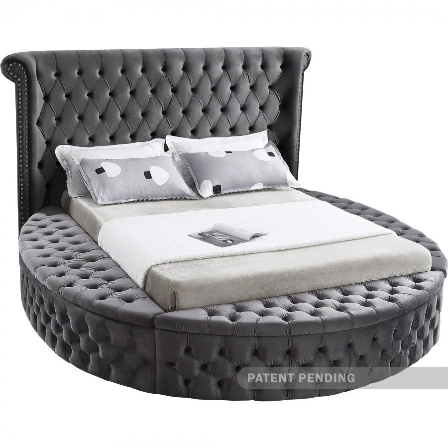 Lit en velours Luxus