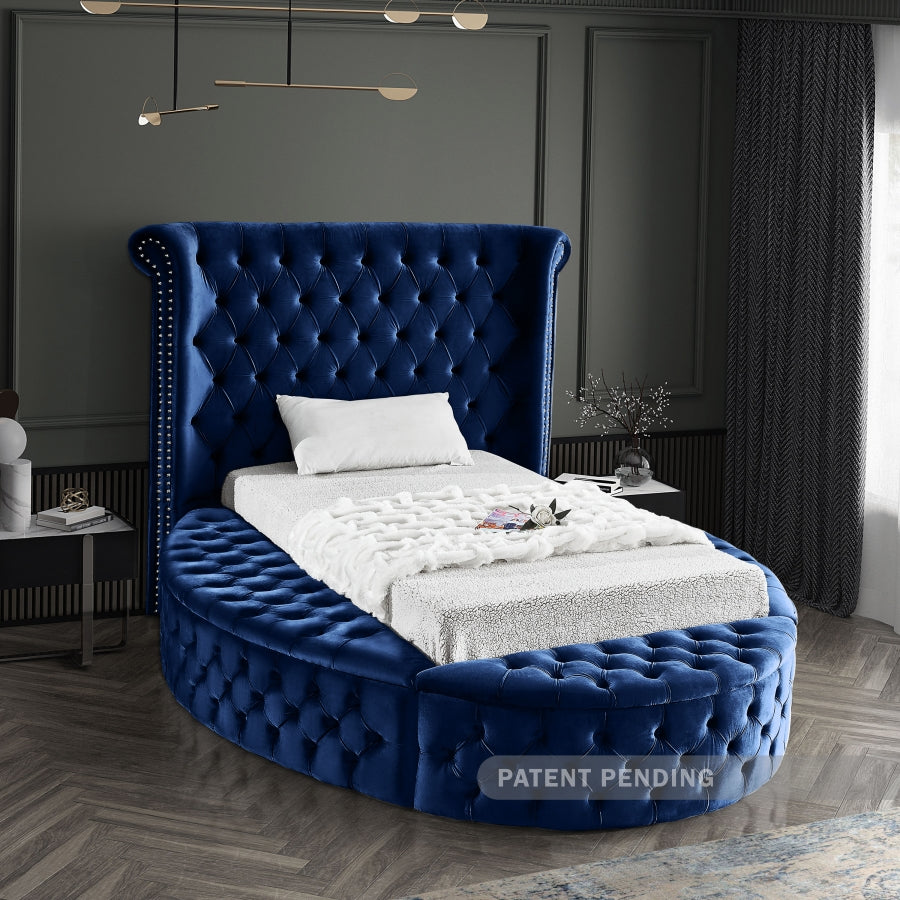 Lit en velours Luxus