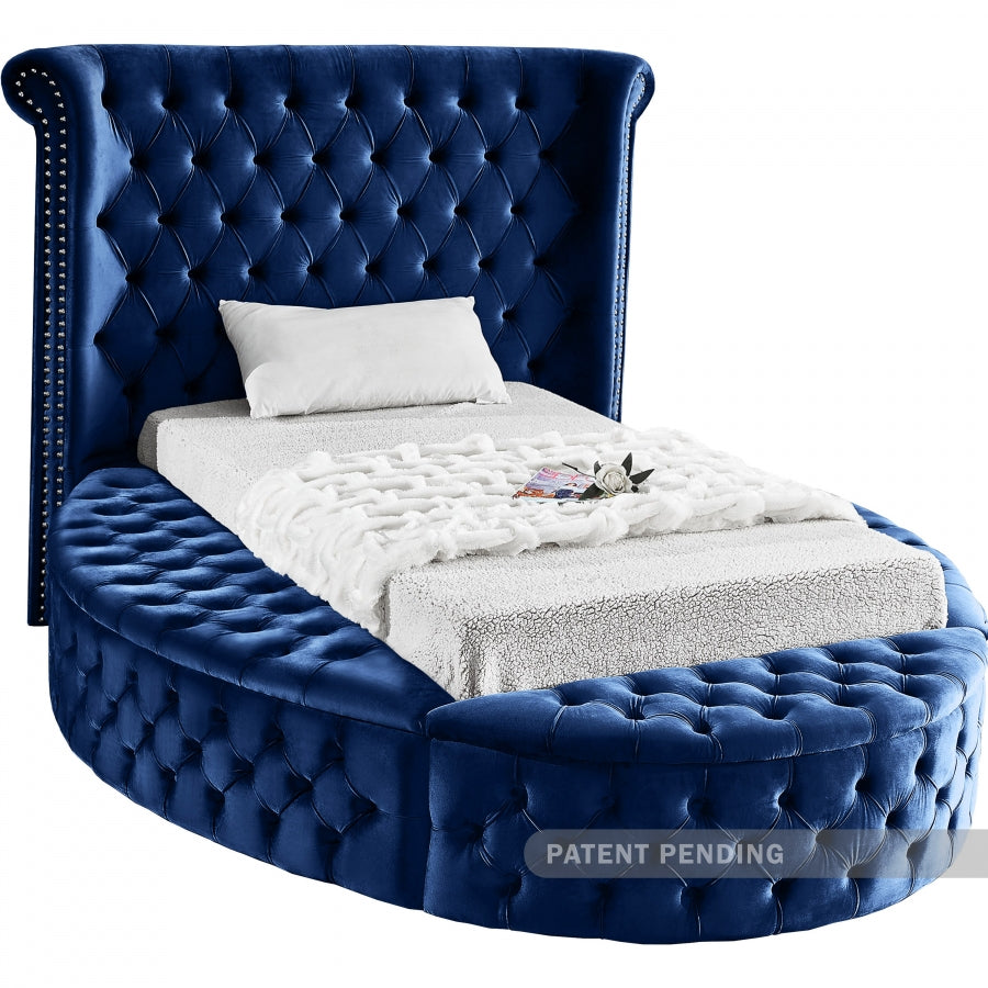 Lit en velours Luxus