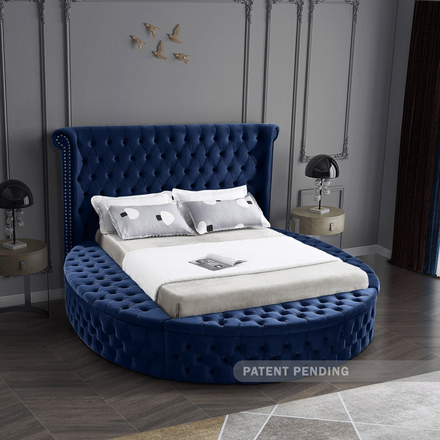 Lit en velours Luxus