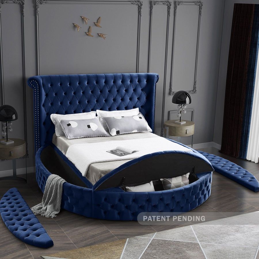 Lit en velours Luxus