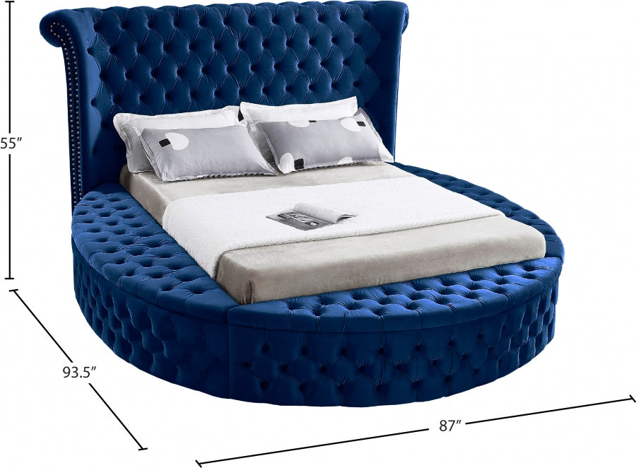 Lit en velours Luxus