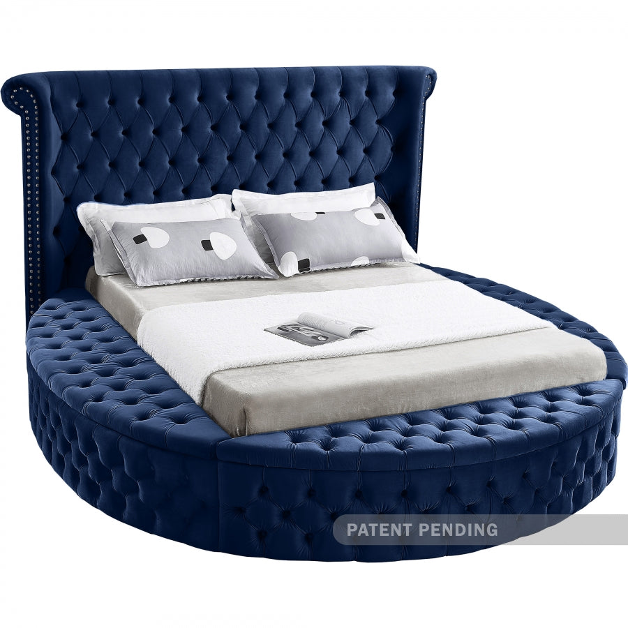 Lit en velours Luxus