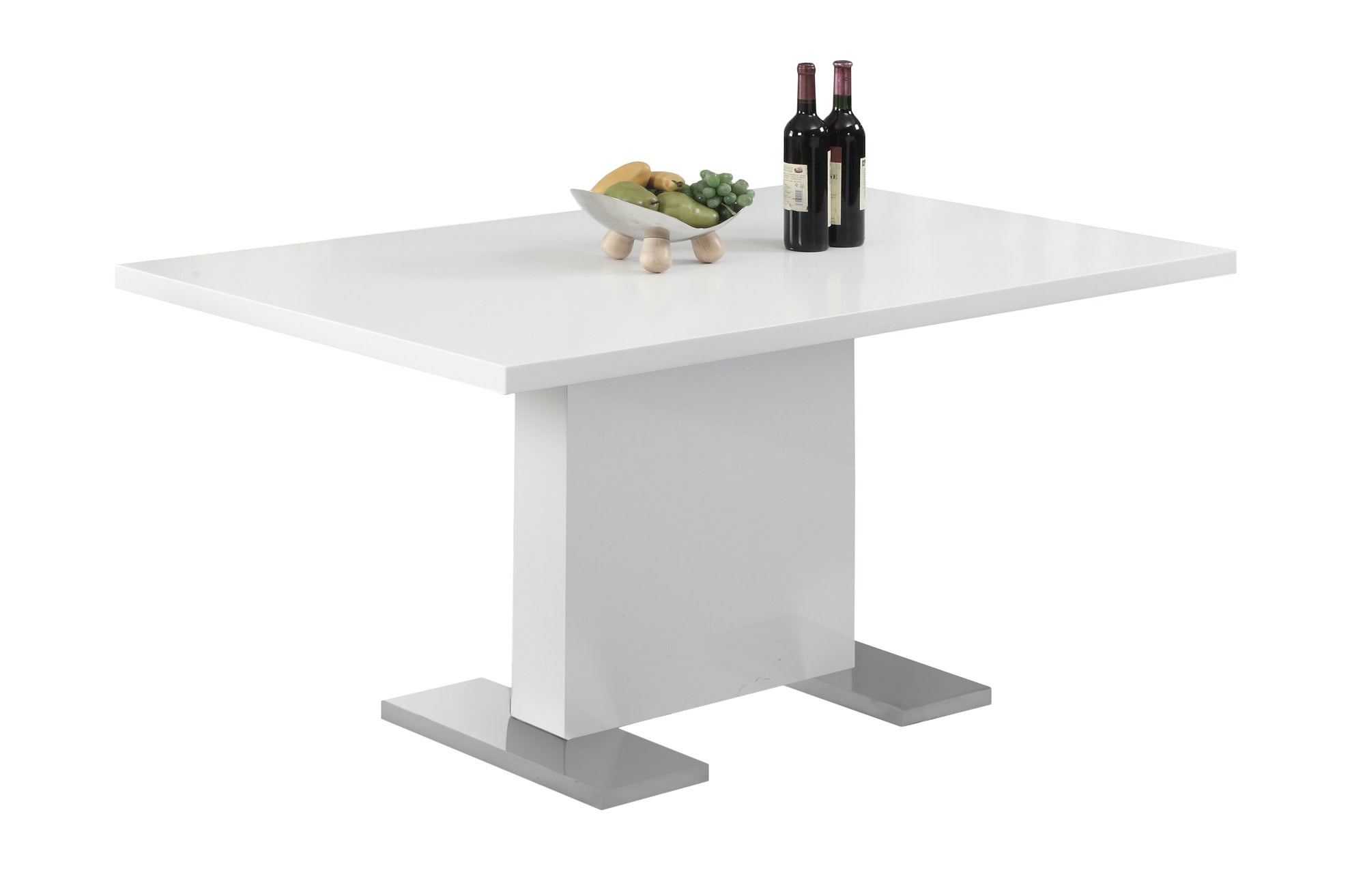 TABLE A MANGER - 35"X 60" / BLANC LUSTRÉ 