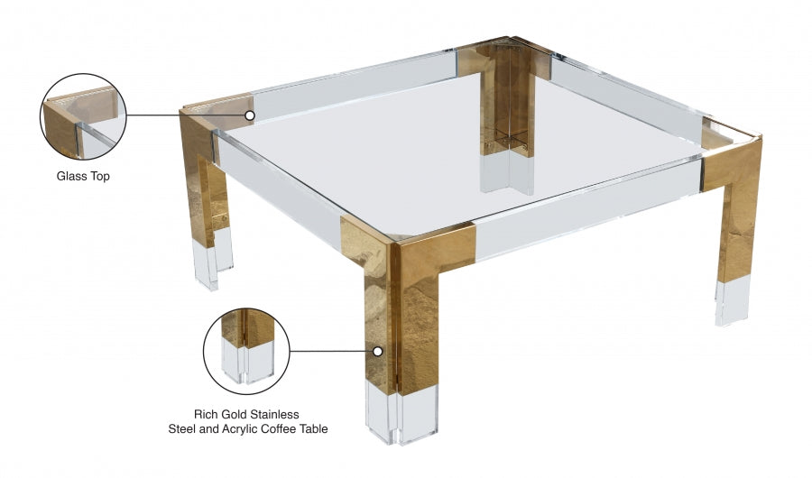 Table basse carrée Casper