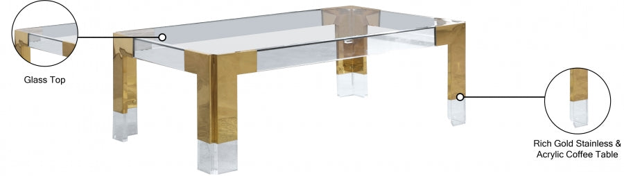 Table basse rectangulaire Casper