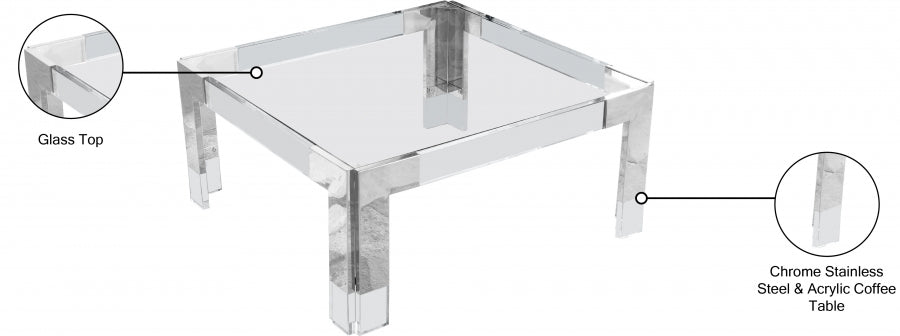 Table basse carrée Casper