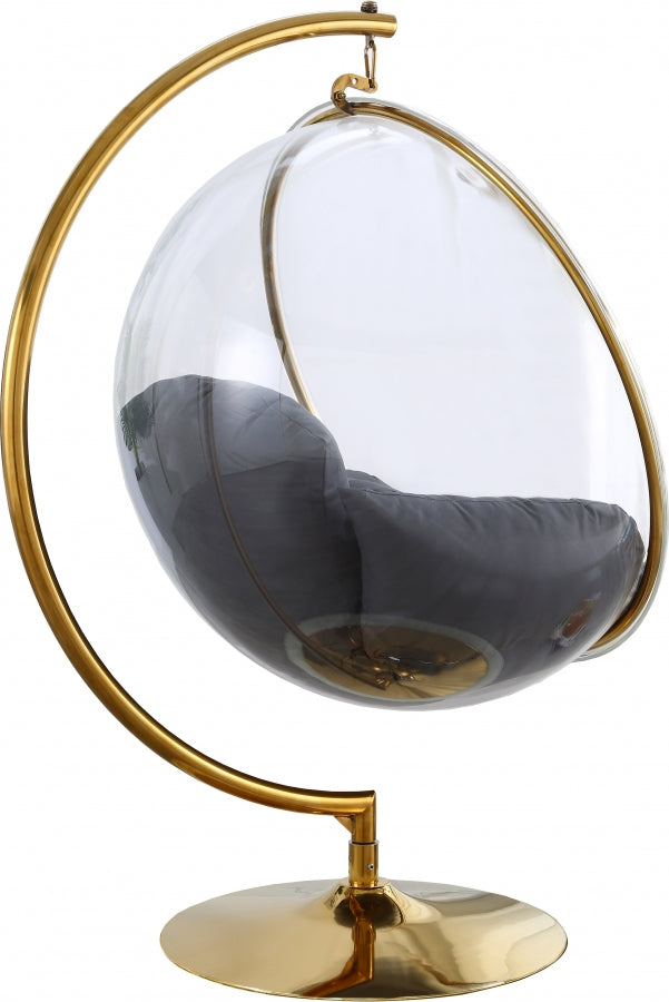 Chaise d'appoint à bulles en acrylique Luna