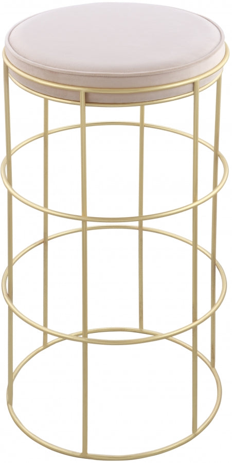 Tabouret de comptoir en velours Rebar