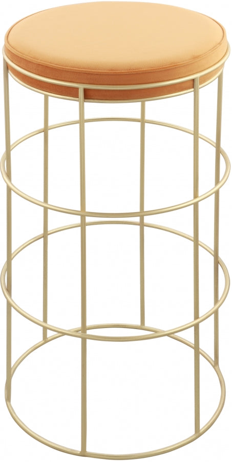 Tabouret de comptoir en velours Rebar