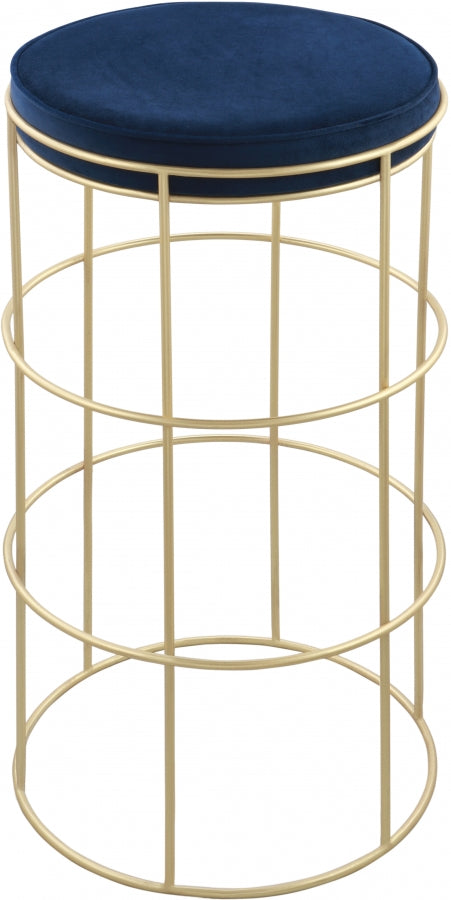 Tabouret de comptoir en velours Rebar