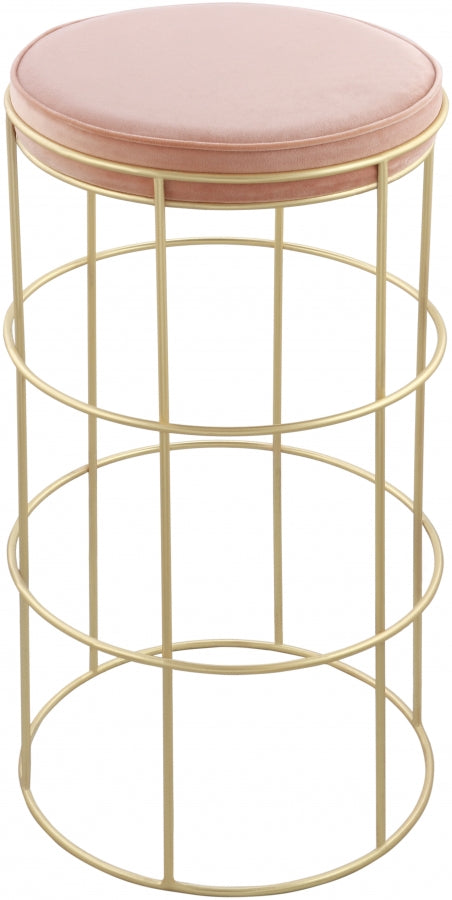 Tabouret de comptoir en velours Rebar
