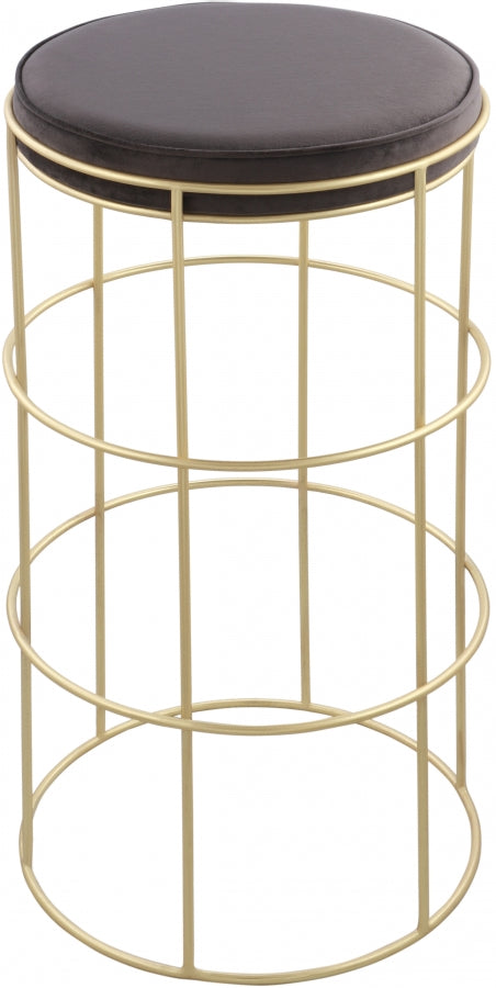 Tabouret de comptoir en velours Rebar