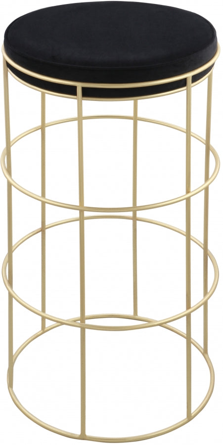 Tabouret de comptoir en velours Rebar
