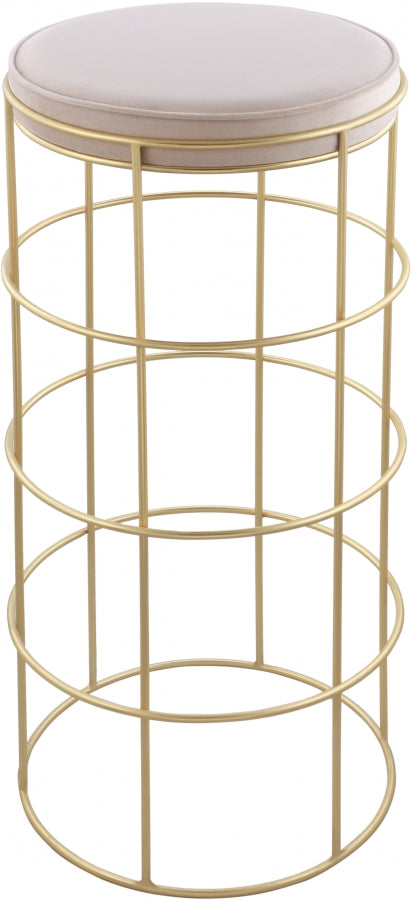 Tabouret de bar en velours Rebar