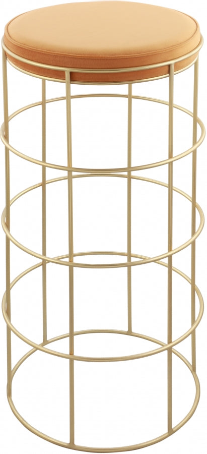 Tabouret de bar en velours Rebar