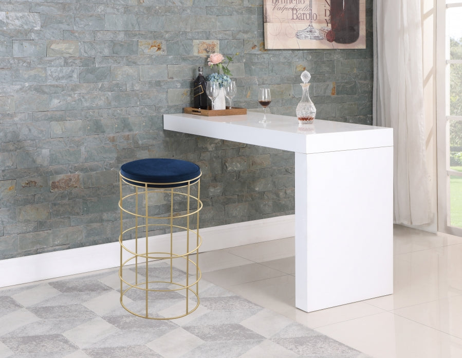 Tabouret de bar en velours Rebar