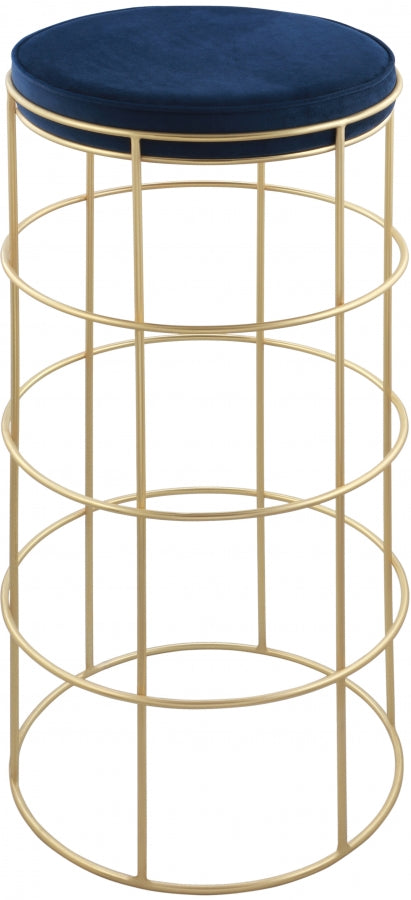 Tabouret de bar en velours Rebar
