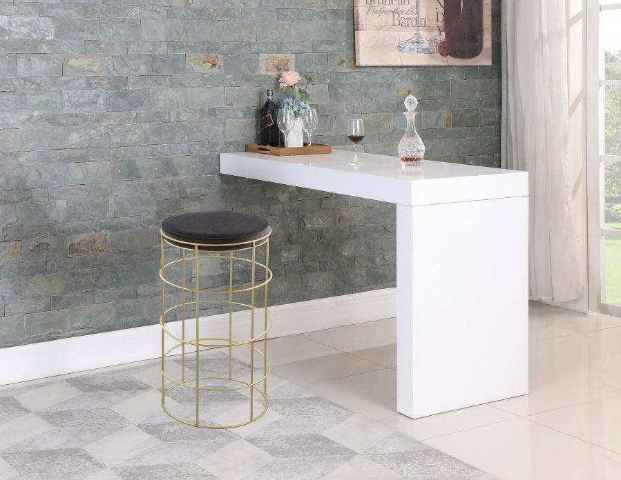 Tabouret de bar en velours Rebar