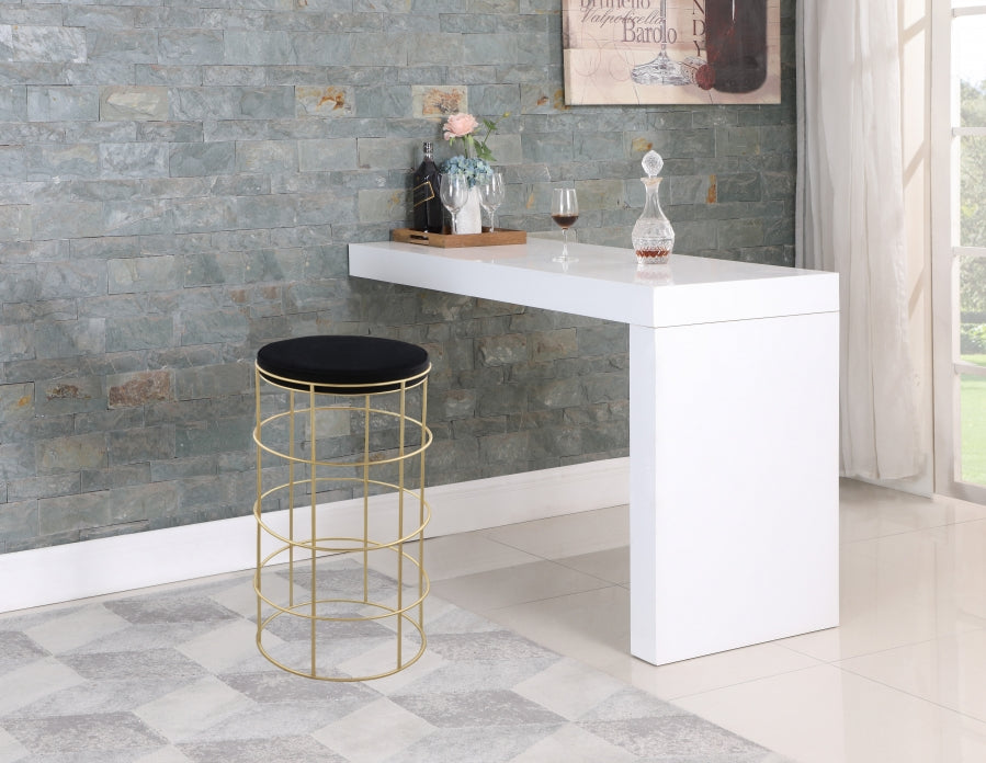 Tabouret de bar en velours Rebar
