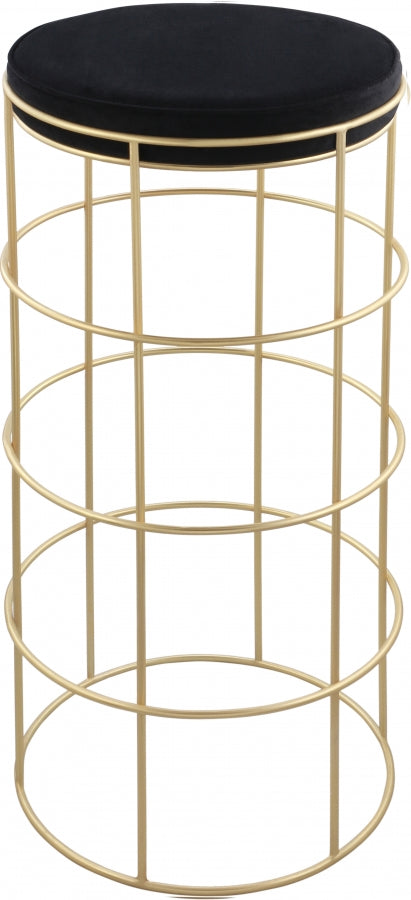 Tabouret de bar en velours Rebar