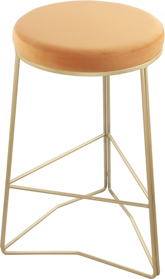 Tabouret de comptoir en velours Tres