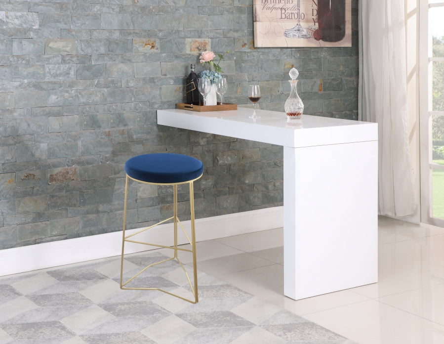 Tabouret de bar en velours Tres