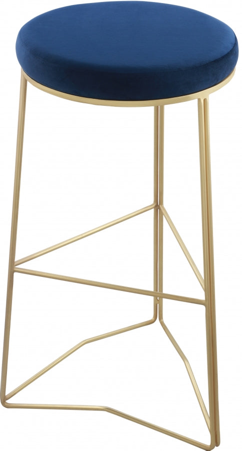 Tabouret de bar en velours Tres