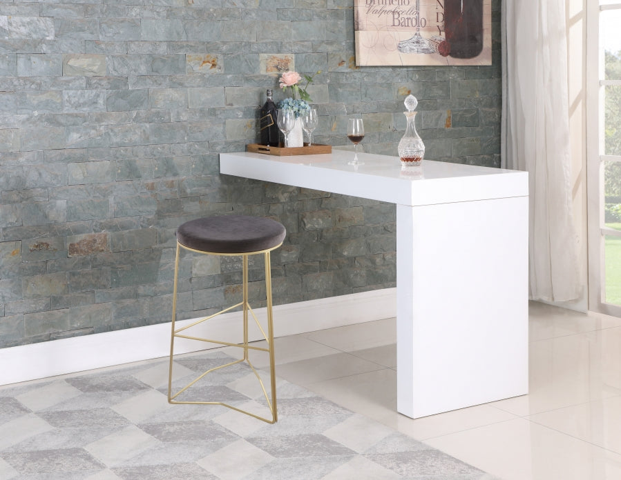 Tabouret de bar en velours Tres