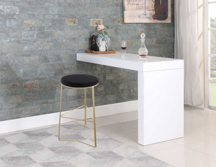 Tabouret de bar en velours Tres