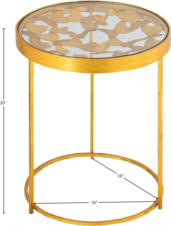 Table d'appoint papillon