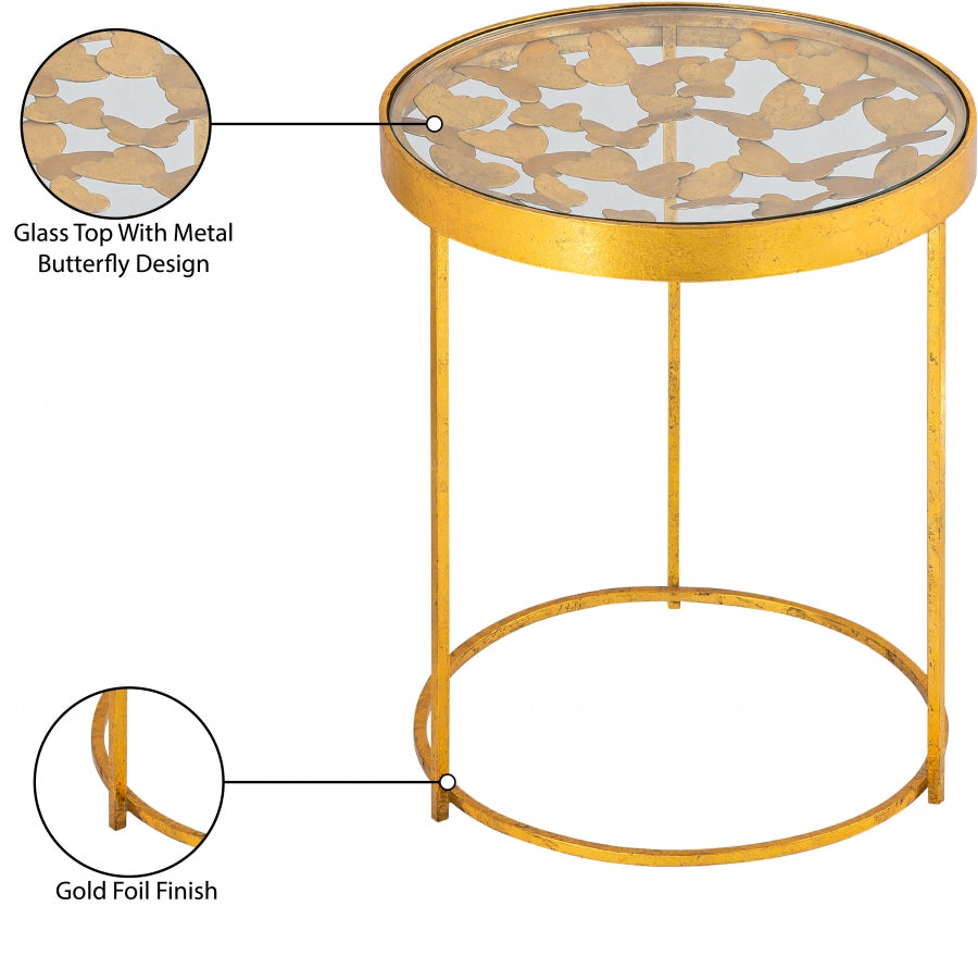 Table d'appoint papillon