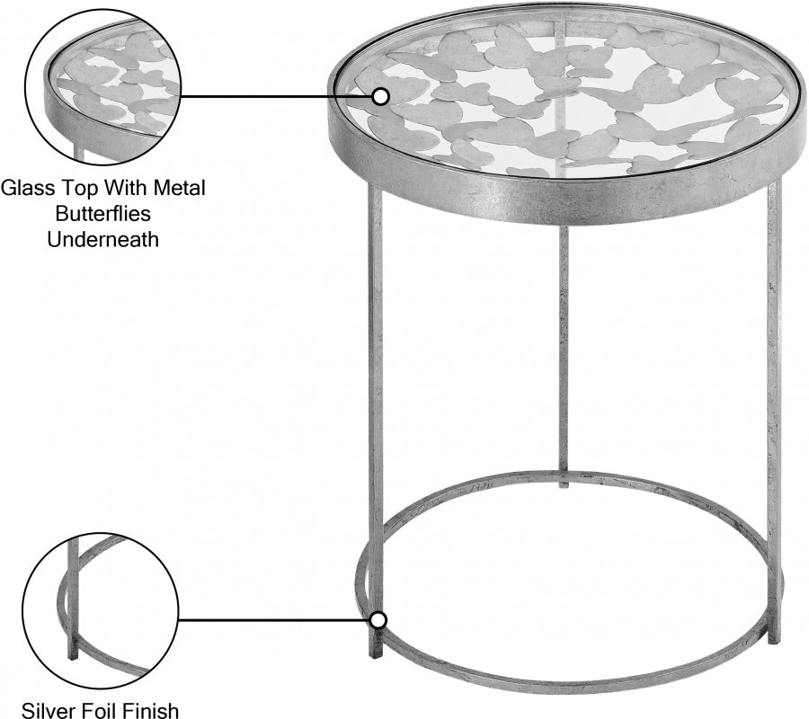 Table d'appoint papillon