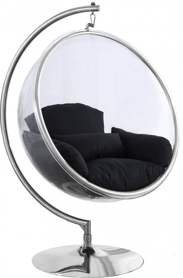 Chaise d'appoint à bulles en acrylique Luna