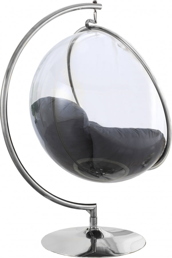 Chaise d'appoint à bulles en acrylique Luna