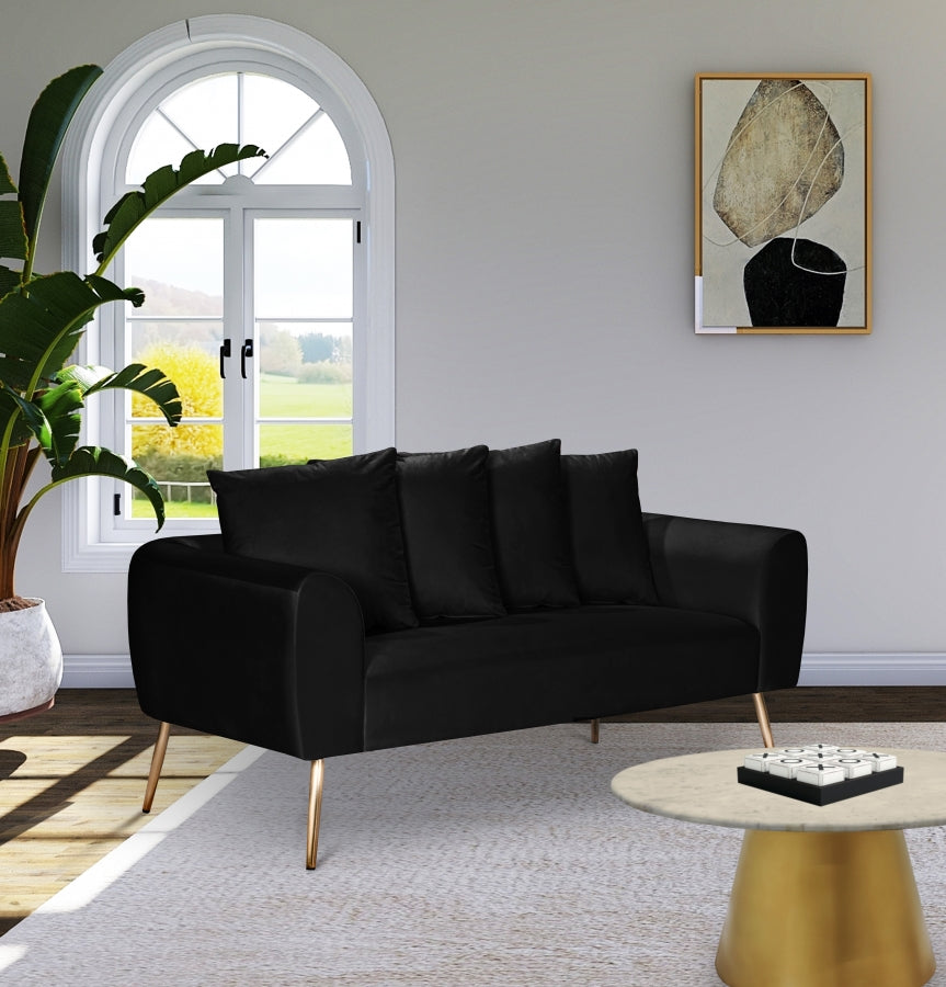 Causeuse en velours Quinn 