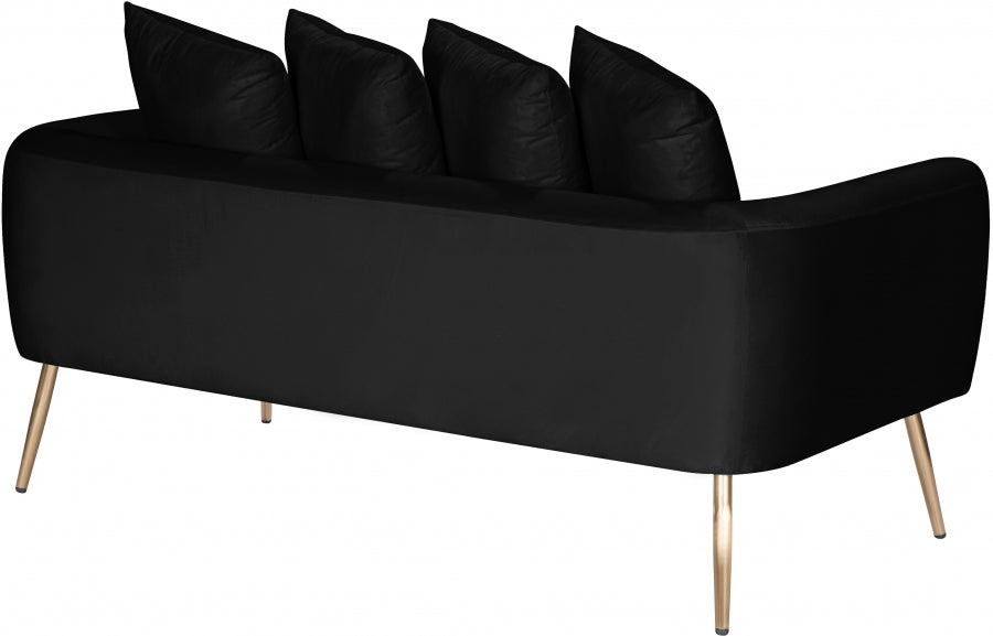 Causeuse en velours Quinn 