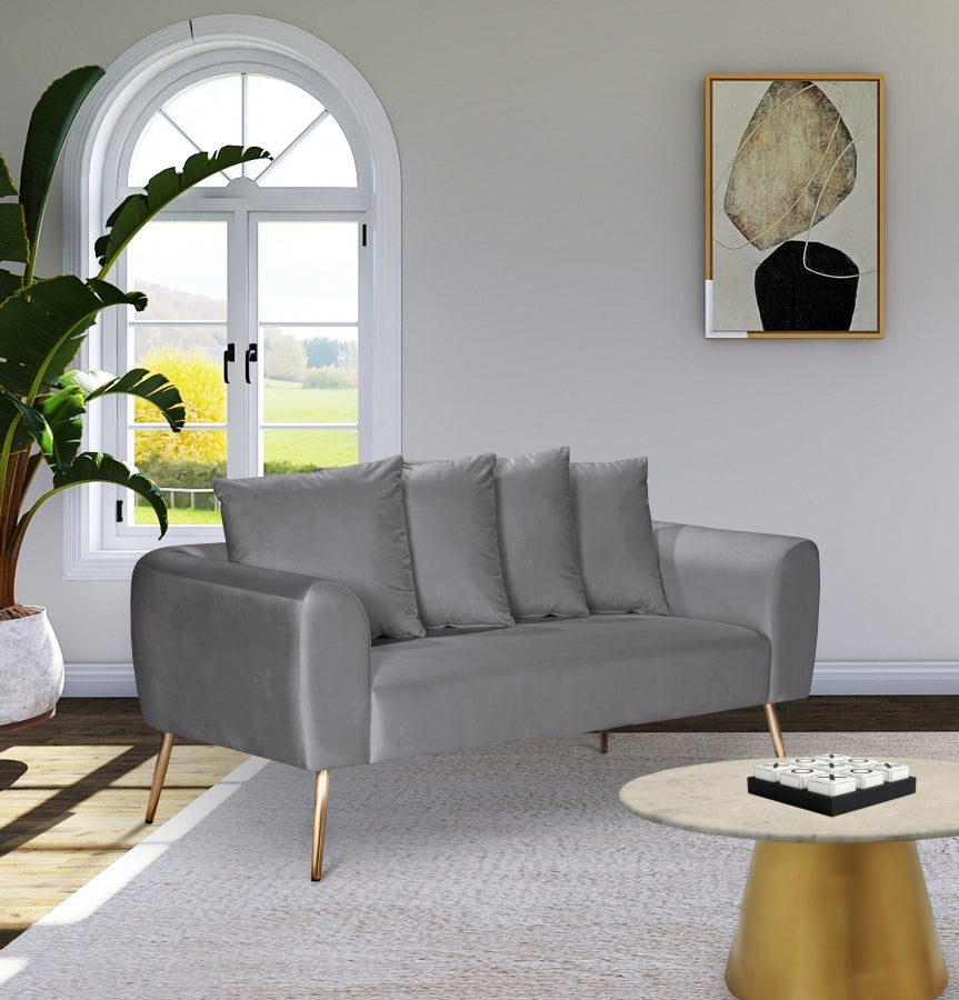 Causeuse en velours Quinn 