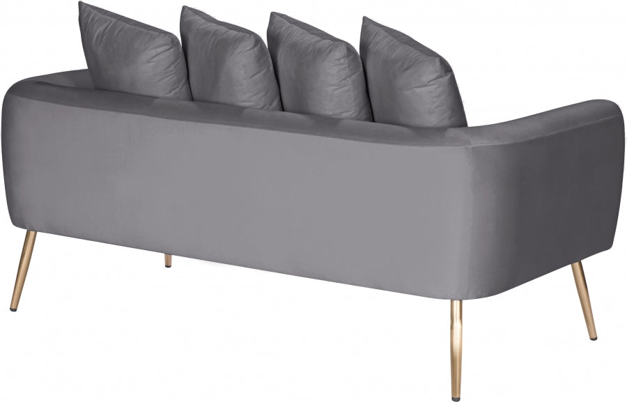 Causeuse en velours Quinn 