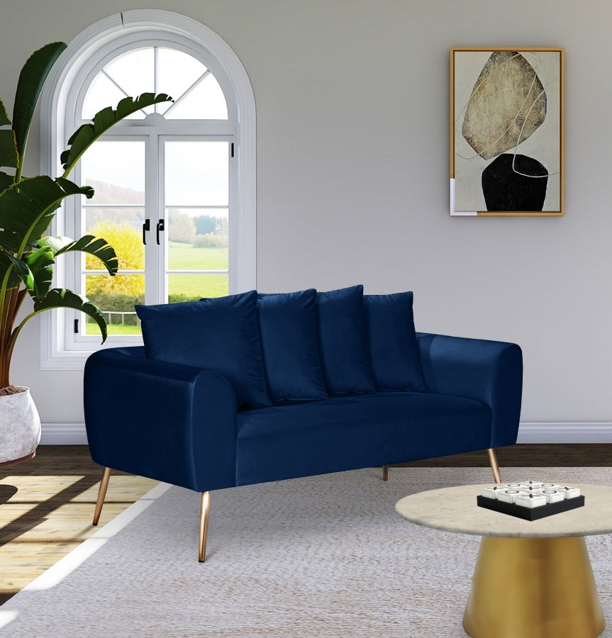 Causeuse en velours Quinn 
