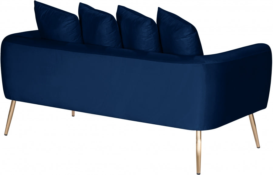 Causeuse en velours Quinn 