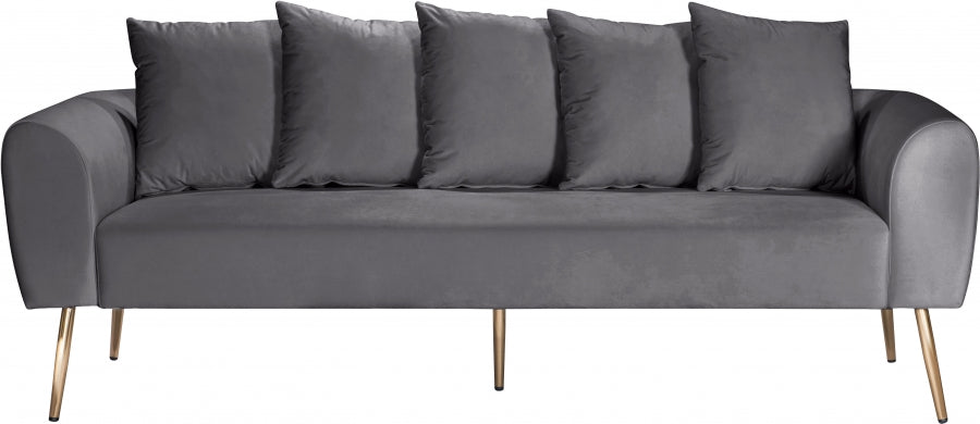 Canapé en velours Quinn