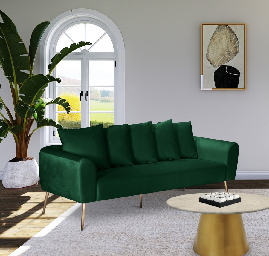 Canapé en velours Quinn