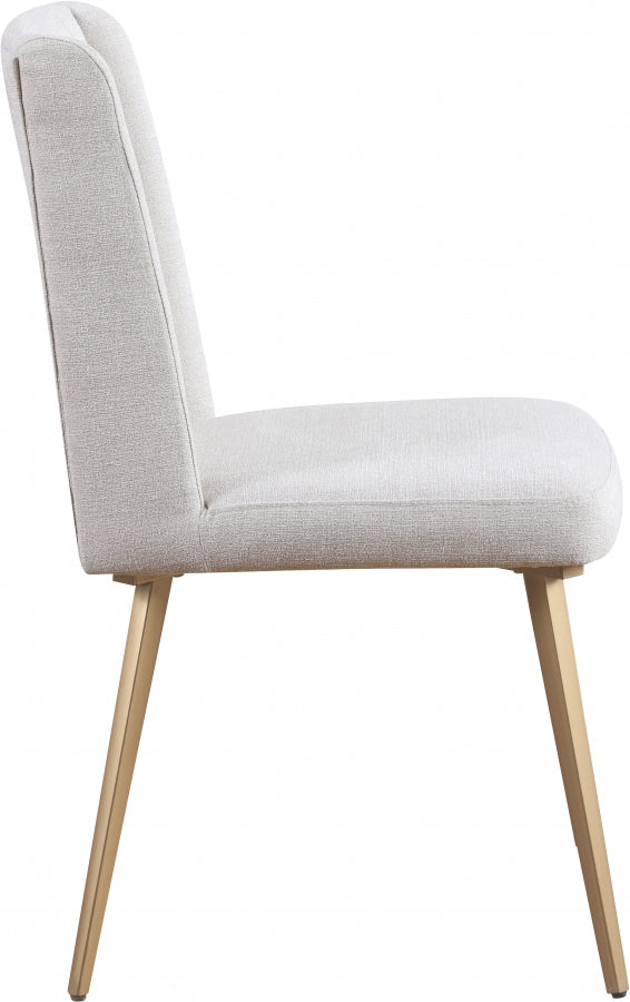 Chaise de salle à manger en lin Eleanor