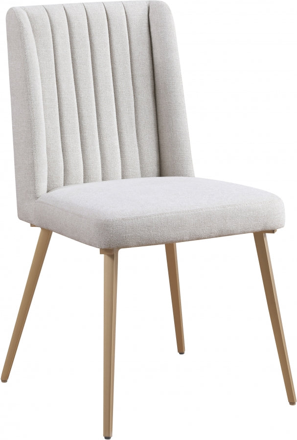 Chaise de salle à manger en lin Eleanor