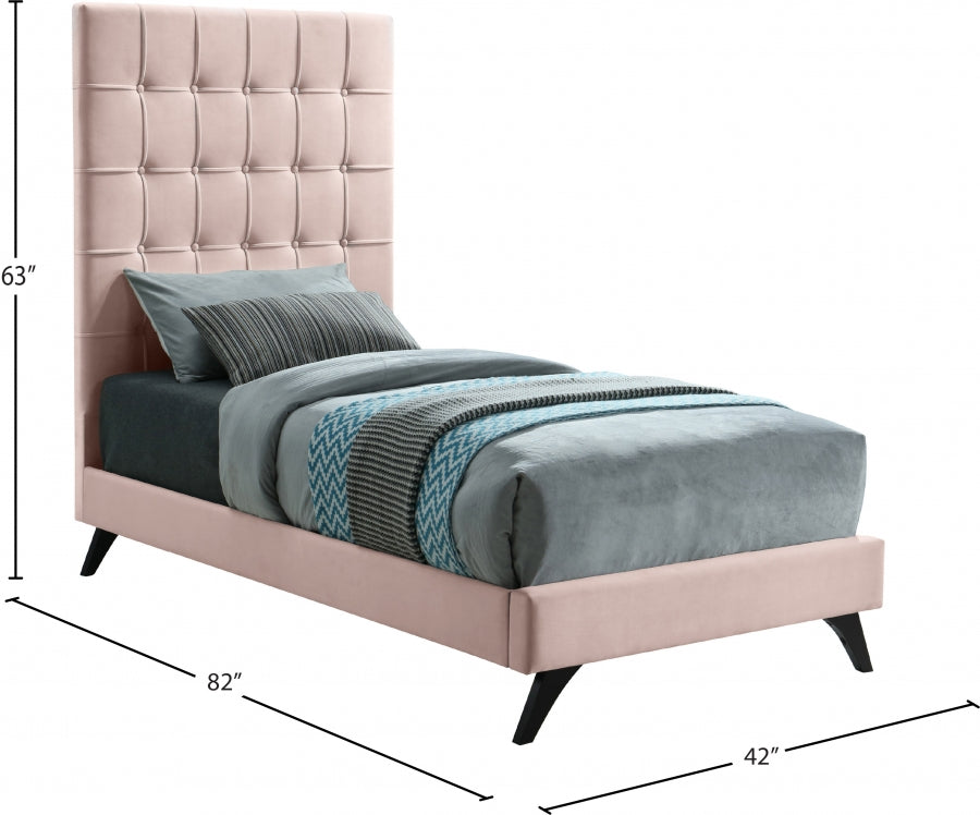Lit en velours Elly
