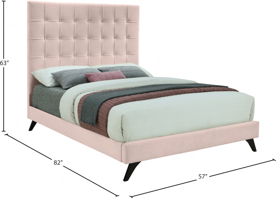 Lit en velours Elly