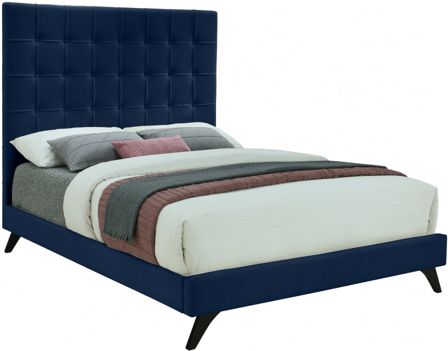 Lit en velours Elly
