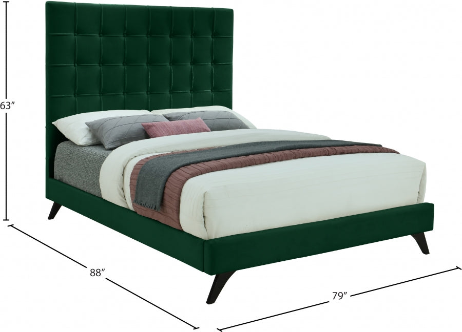 Lit en velours Elly
